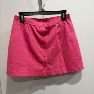Lily Vibrant Pink Mini Skirt